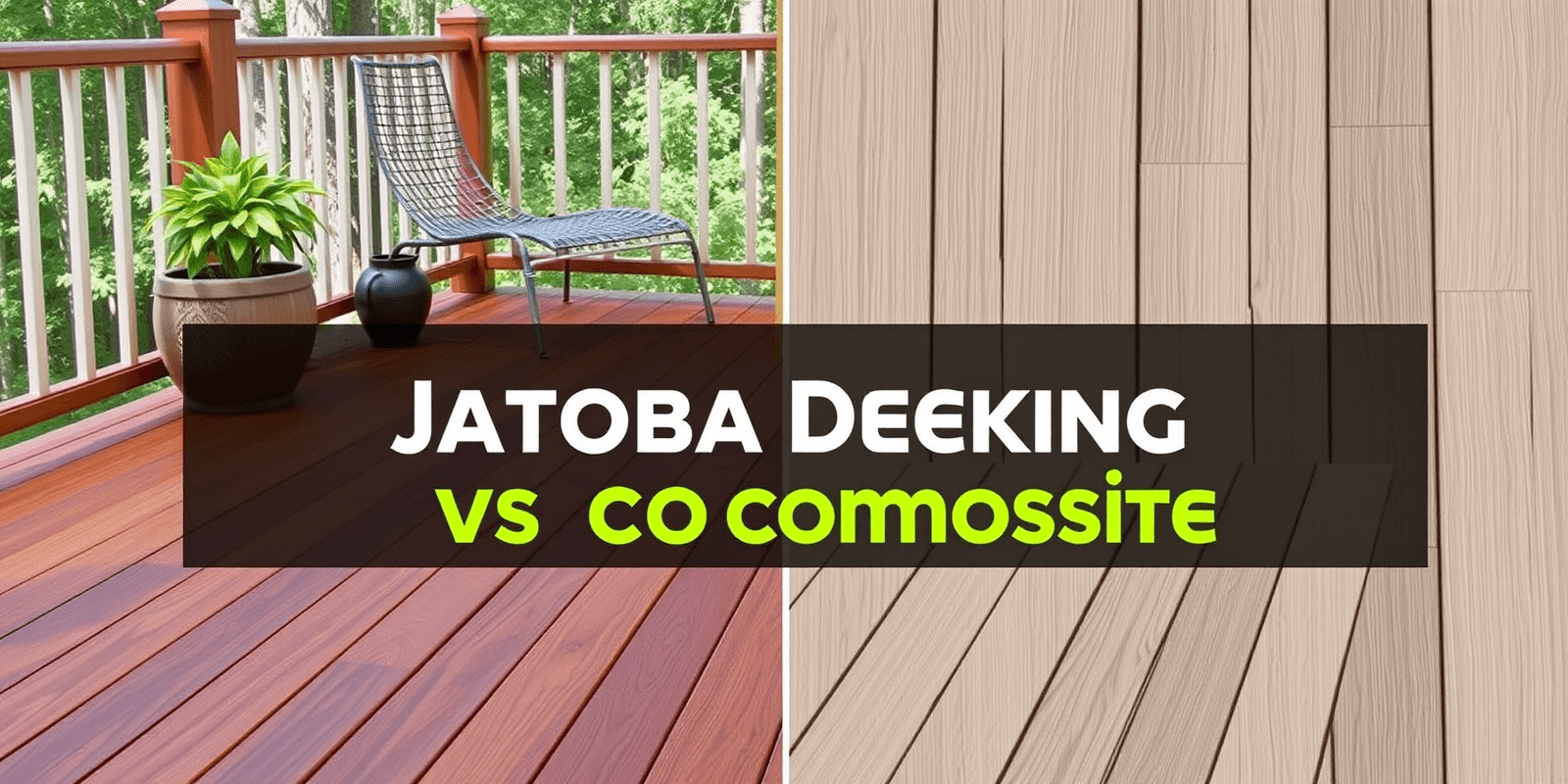 Choosing Between Jatoba Decking and Composite: The Key Considerations