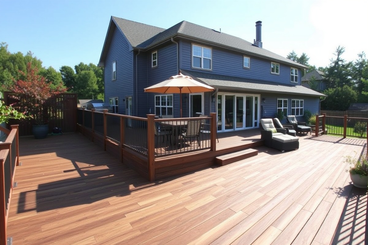 can composite decking be stained