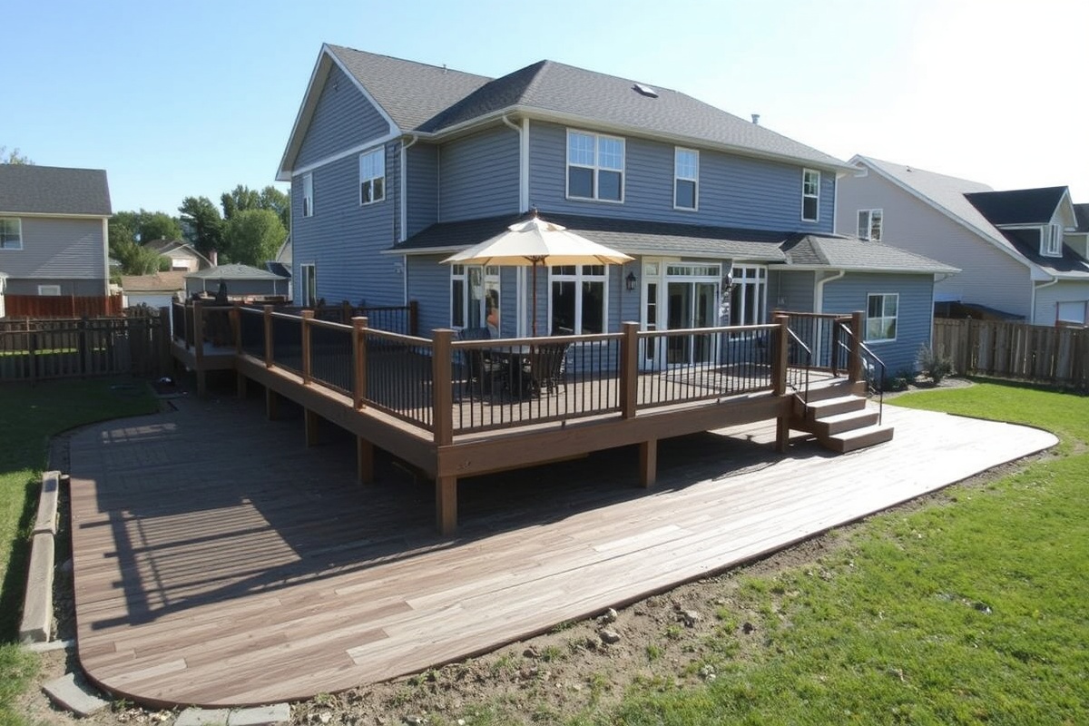 can you put composite decking over concrete