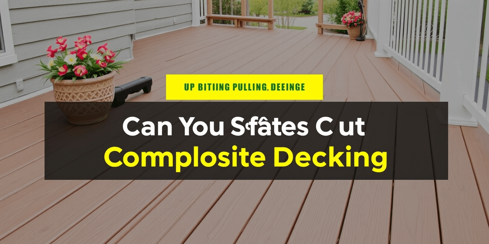 Can You Safely Cut Composite Decking? Exploring the Options