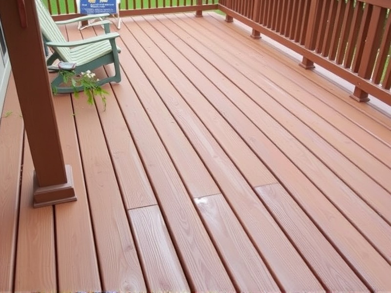 can you use bleach to clean composite decking