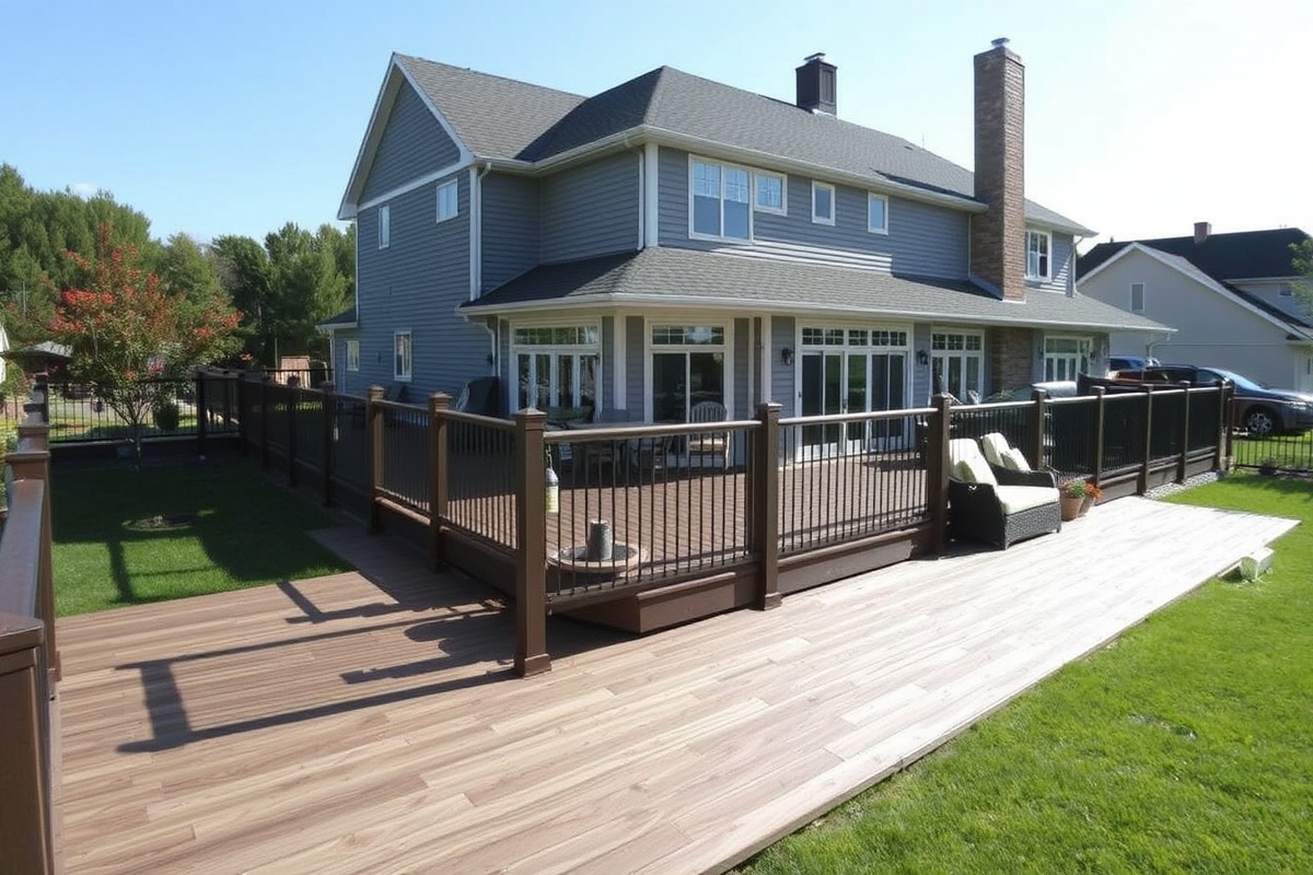 capped composite decking