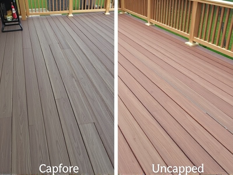 capped vs uncapped composite decking
