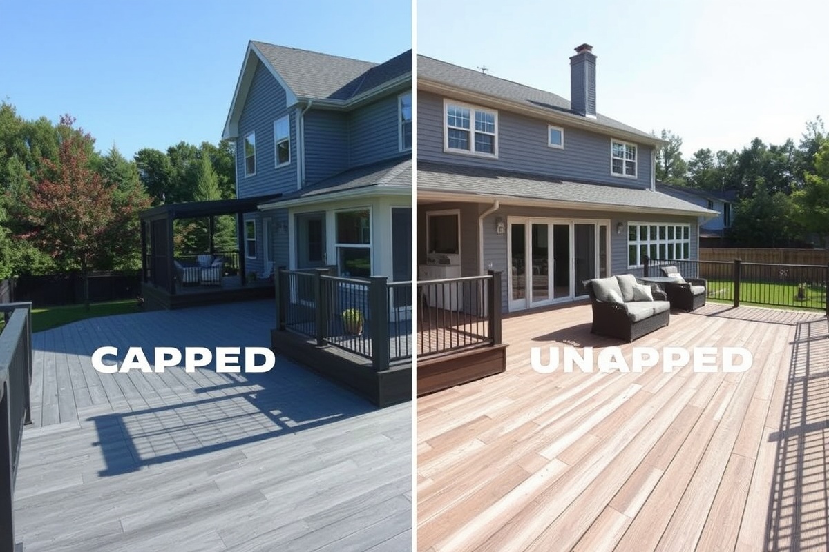 capped vs uncapped composite decking