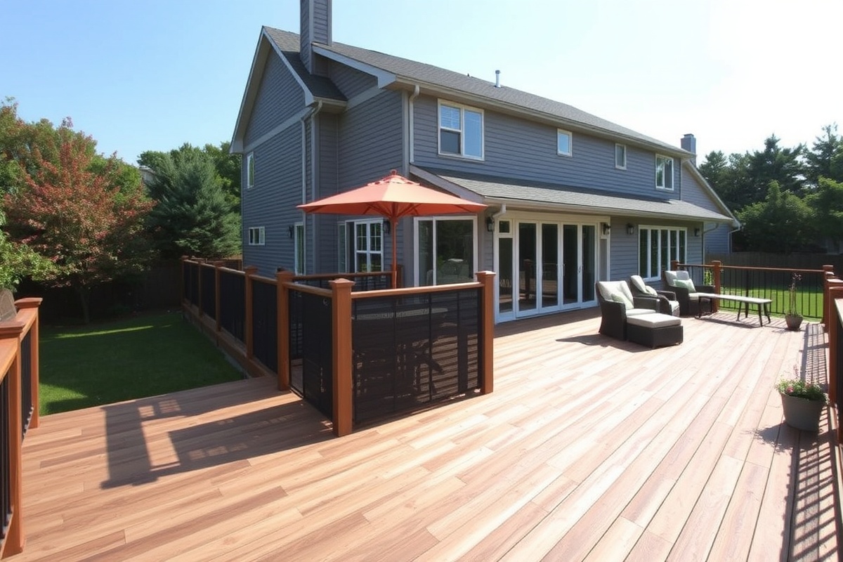 cedar versus composite decking