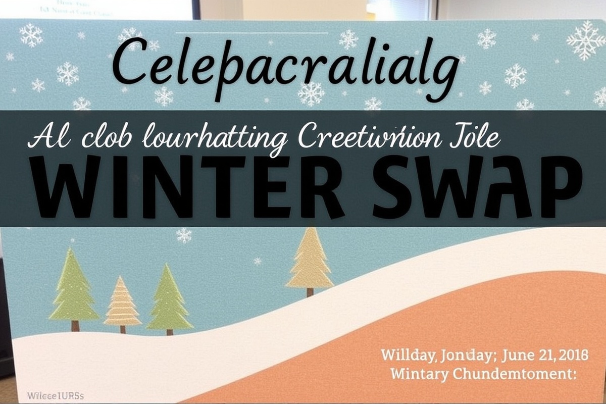 Celebrating Creativity: The WPC Club Winter Swap Event