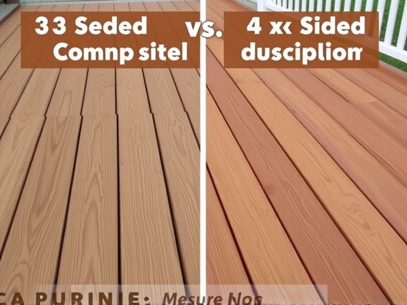 Choosing Between 3-Sided and 4-Sided Capped Composite Decking: Which is Better?
