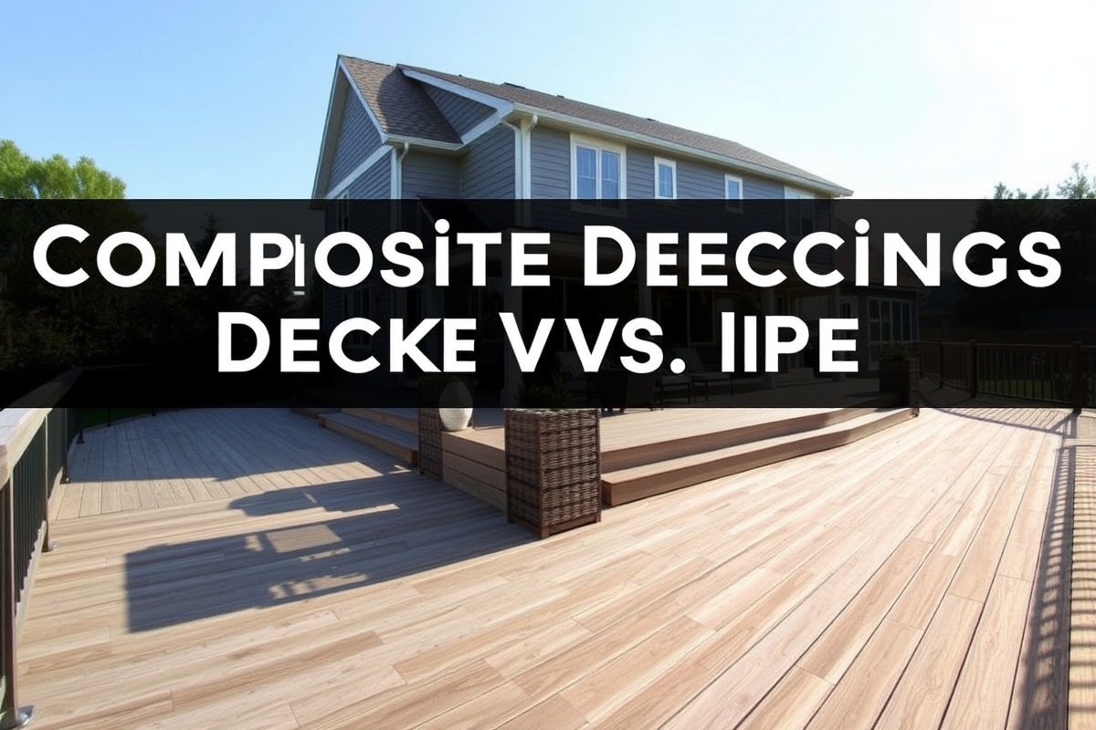 Choosing Between Composite Decking and Ipe: A Comprehensive Guide