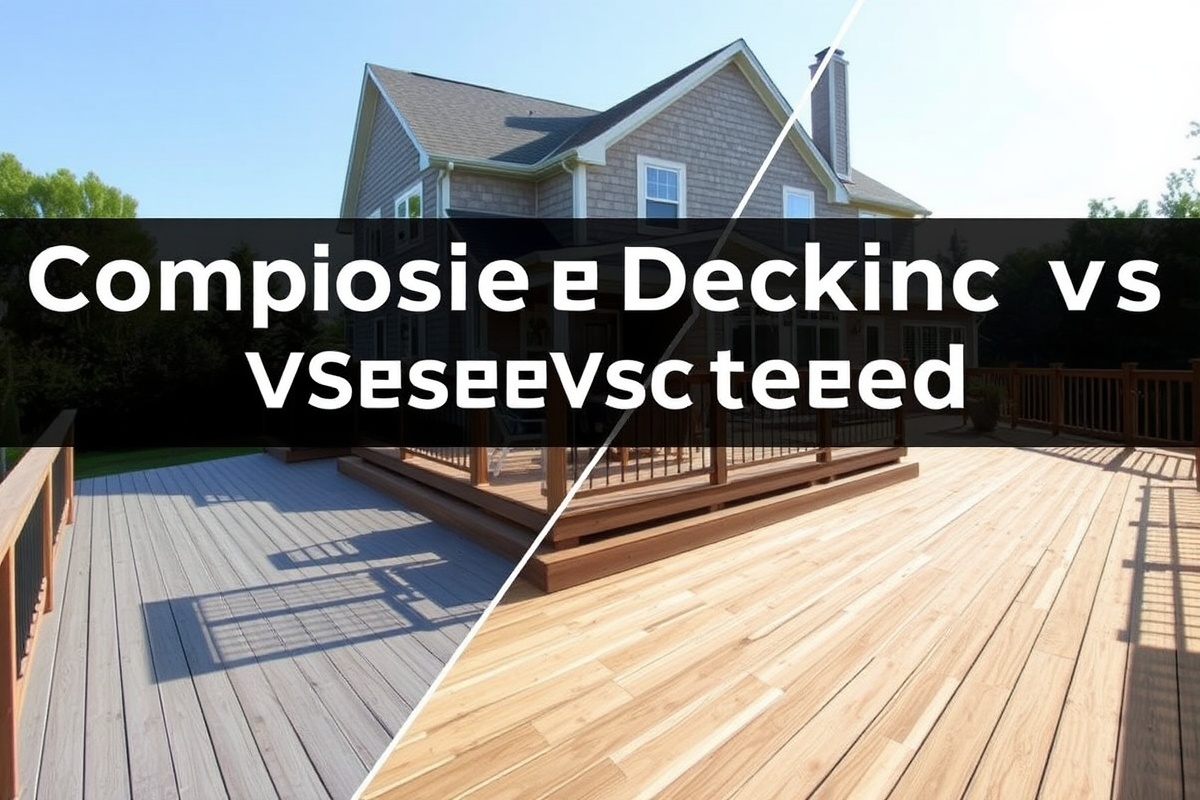 Choosing Between Composite Decking and Pressure-Treated Wood: A Comprehensive Guide