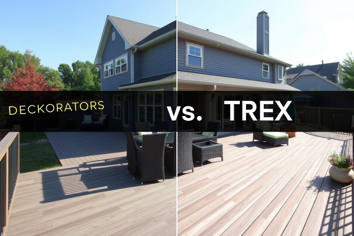 Choosing Between Deckorators and TREX Composite Decking