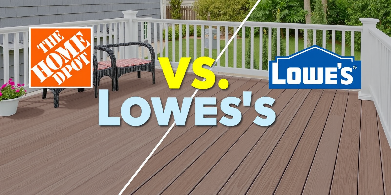 Choosing Between Home Depot and Lowe's for Your Composite Decking Project