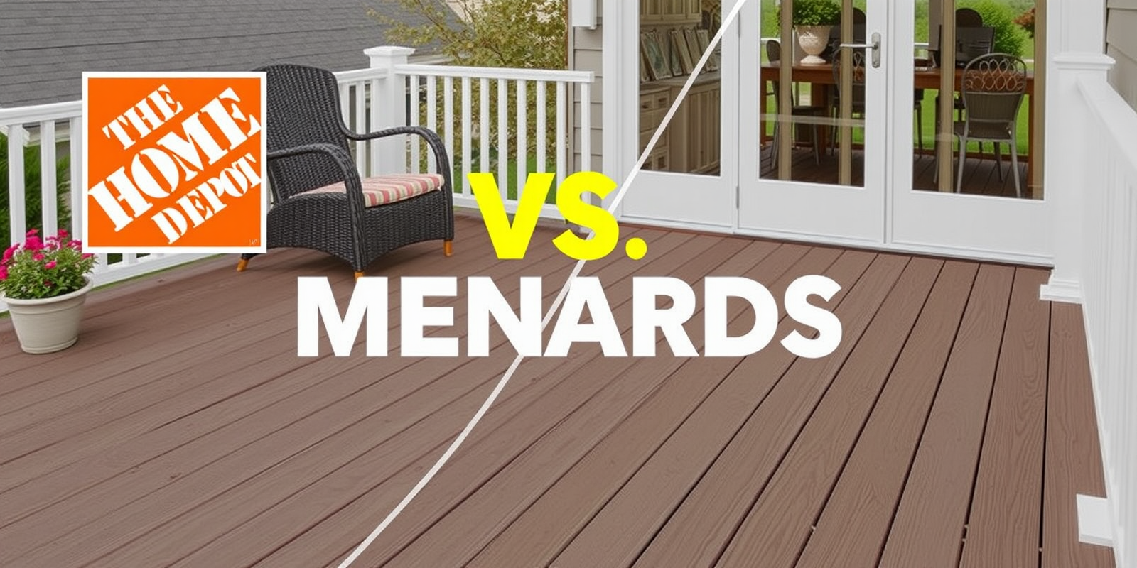 Choosing Between Home Depot and Menards for Your Composite Decking Project