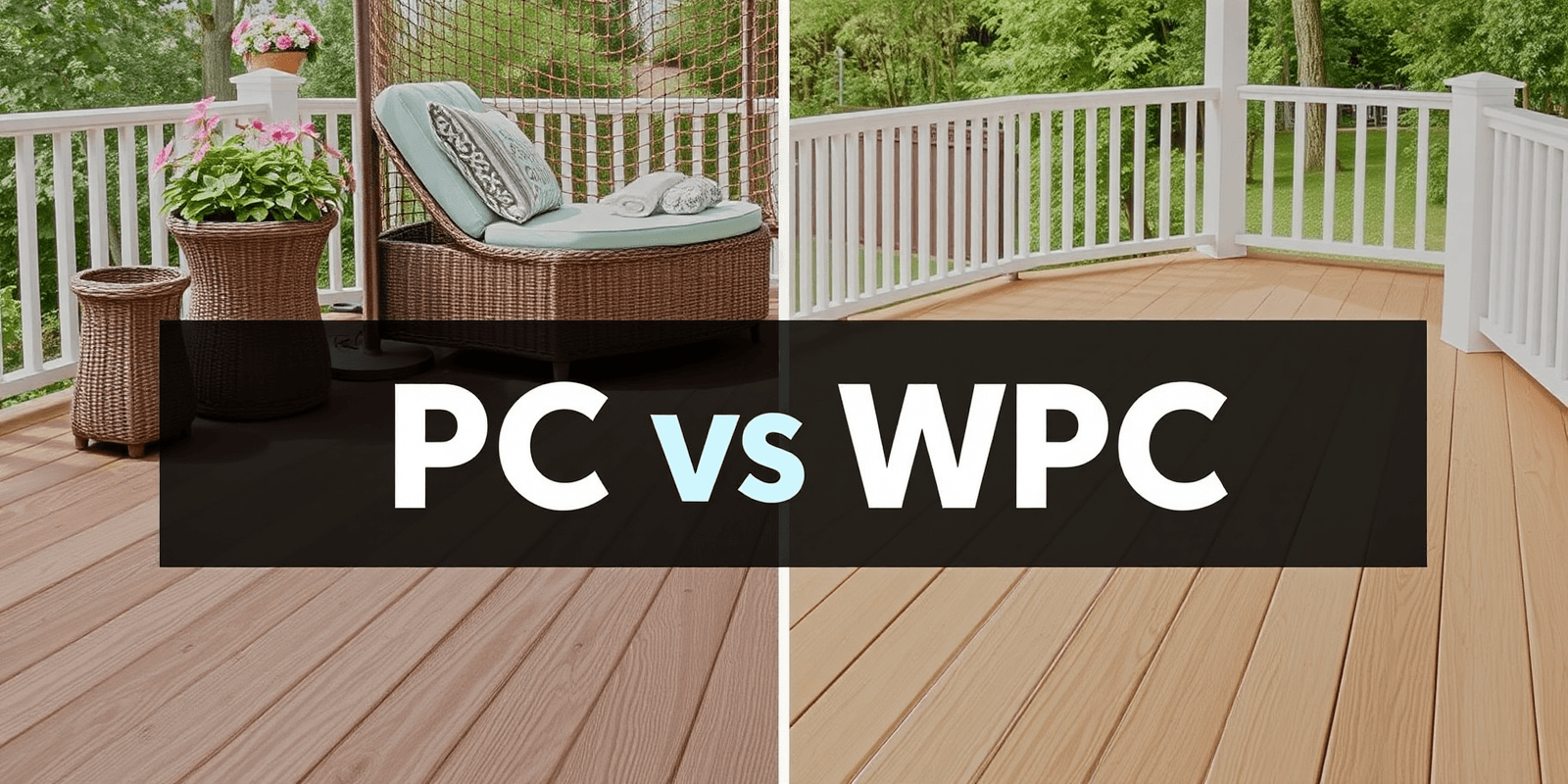 Choosing Between PC and WPC: Your Ultimate Decking Material Decision