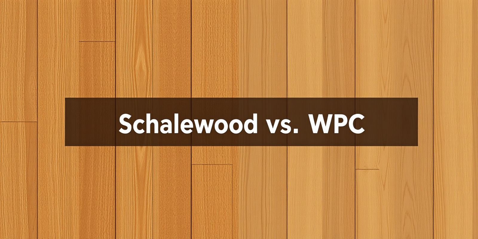 Choosing Between Schalewood and WPC: A Comprehensive Guide