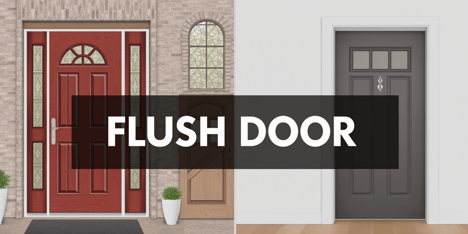 Choosing Between WPC and Flush Doors: A Comprehensive Guide