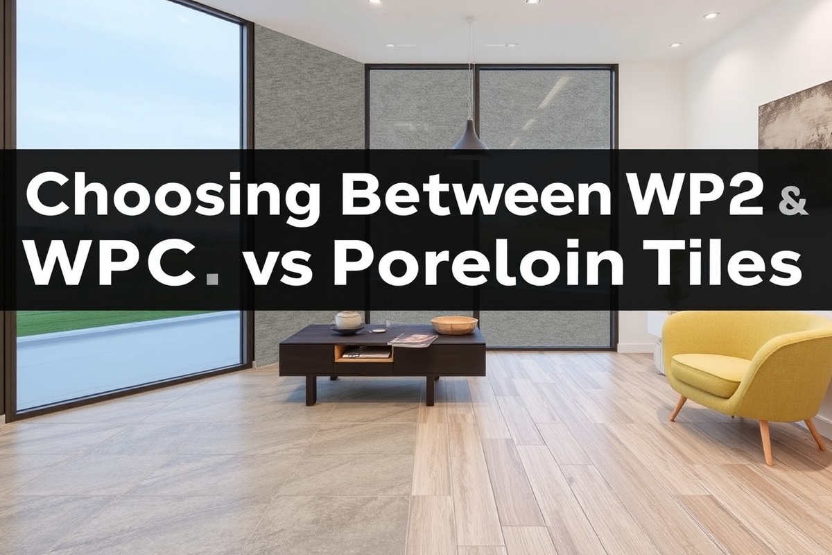 Choosing Between WPC and Porcelain Tiles: A Comprehensive Guide