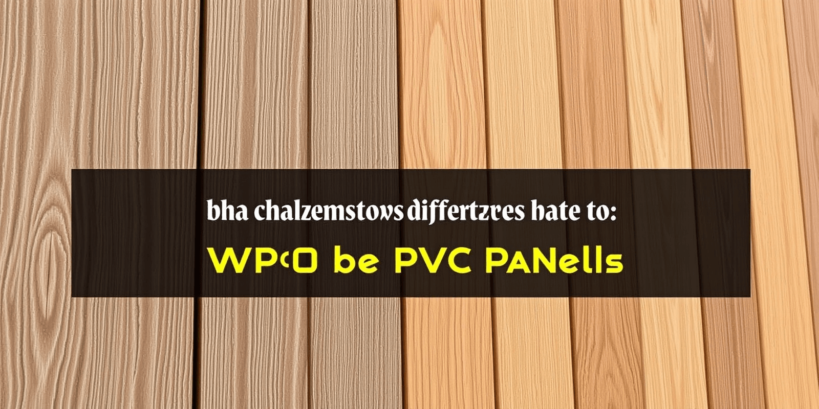 Choosing Between WPC and PVC Panels: A Comprehensive Guide