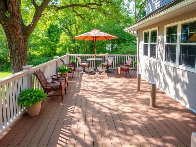 Choosing the Best Composite Decking Under Trees