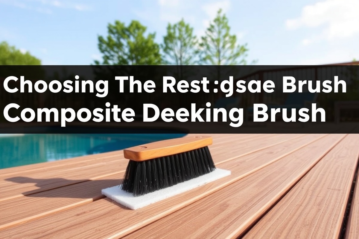 Choosing the Right Composite Decking Cleaning Brush: A Comprehensive Guide