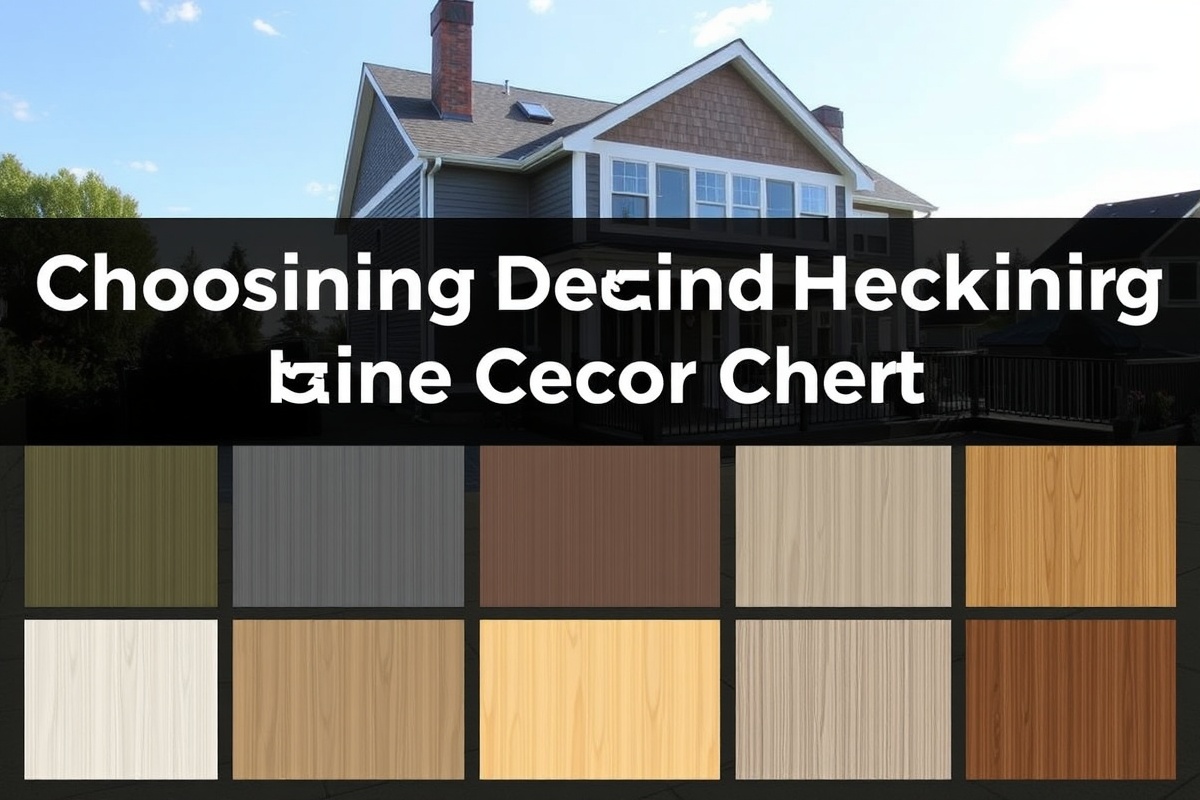 Choosing the Right Composite Decking Color: A Visual Chart Analysis