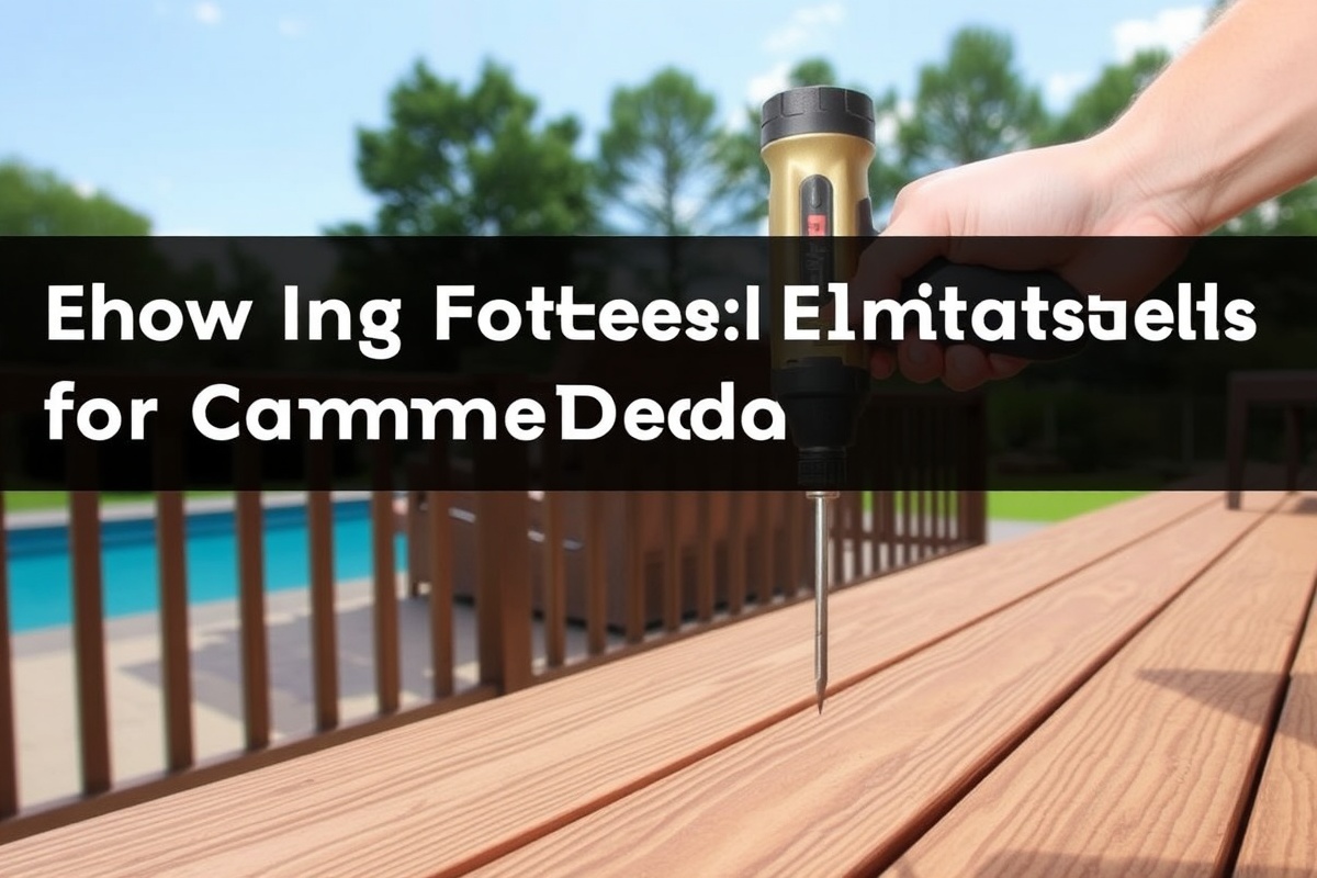 Choosing the Right Drill Bit for Composite Decking Drilling