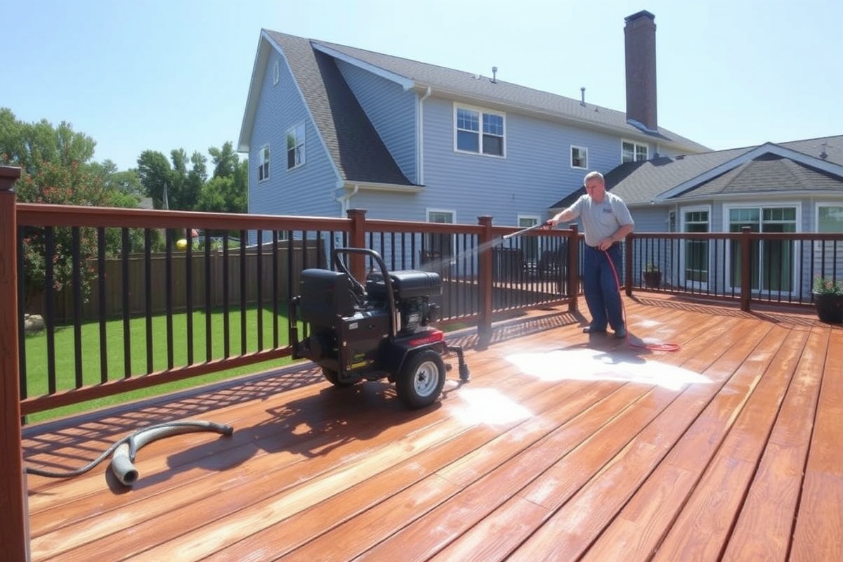 Choosing the Right Equipment for Composite Deck Power Washing