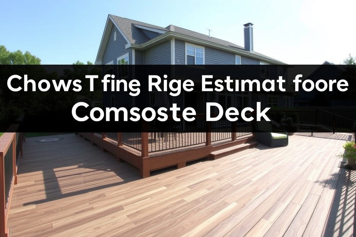 Choosing the Right Estimate for Composite Decking: Tips and Tricks