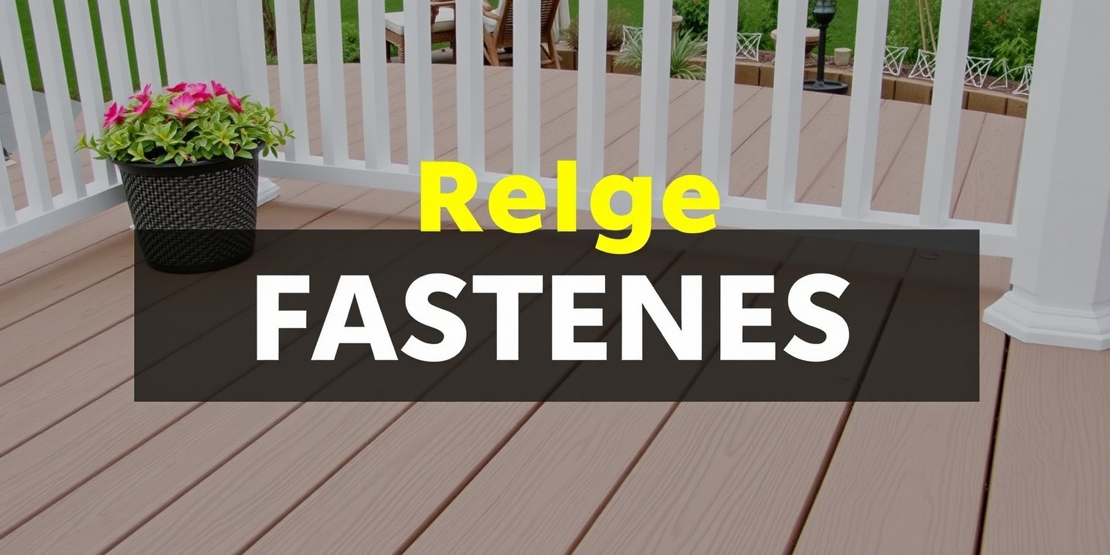 Choosing the Right Fasteners for Your Composite Deck