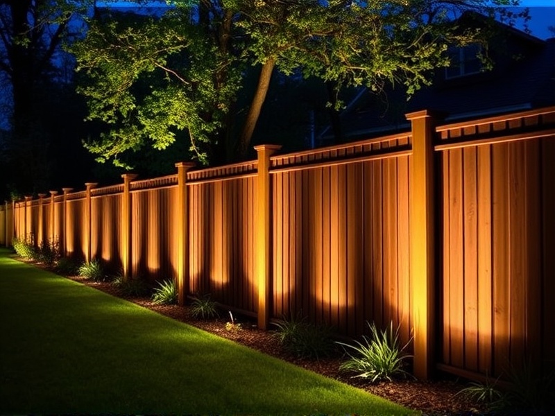 Choosing the Right Fence with Lighting System