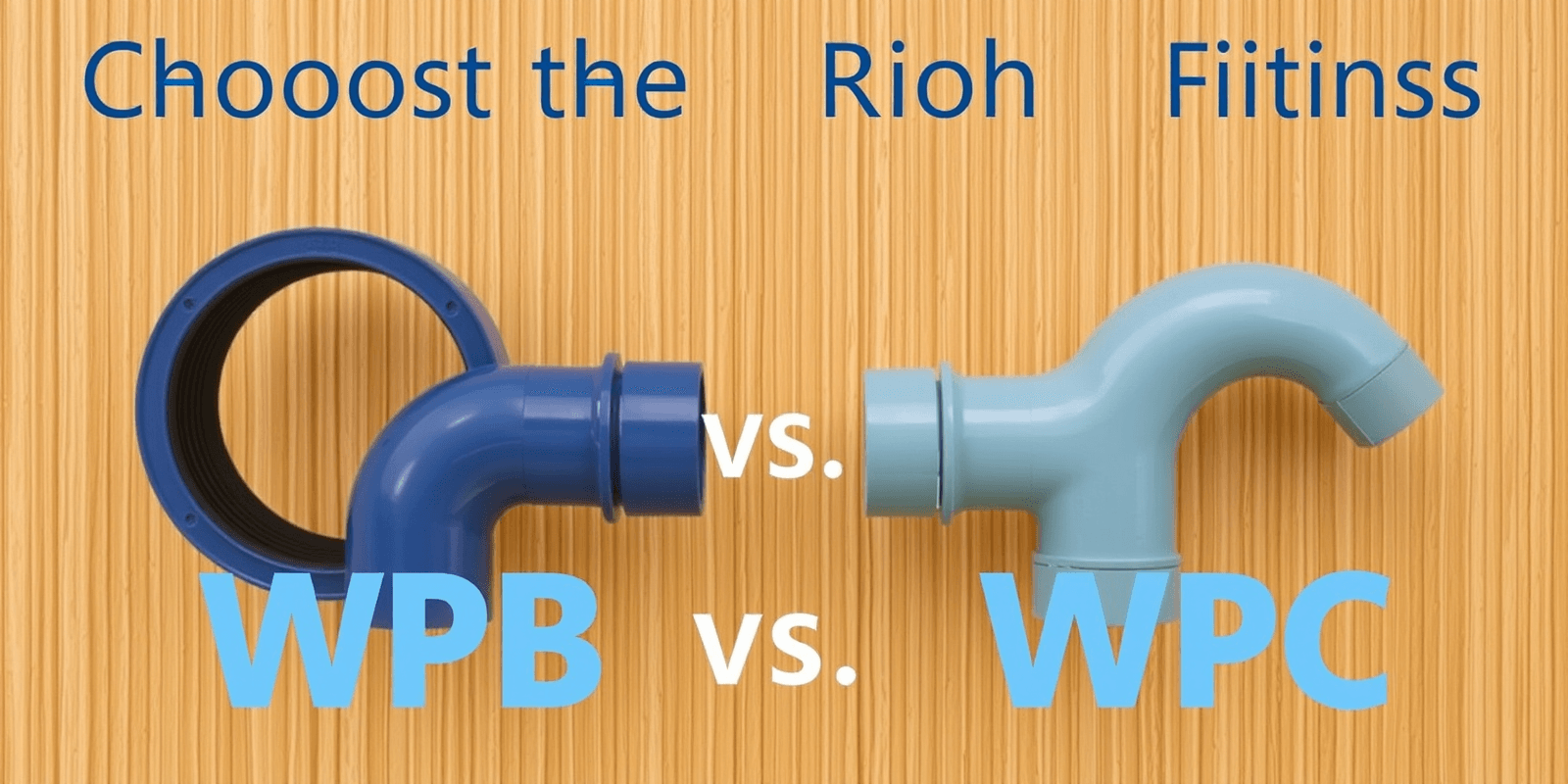 Choosing the Right Fittings: WPB vs. WPC for Sustainable Plumbing Solutions