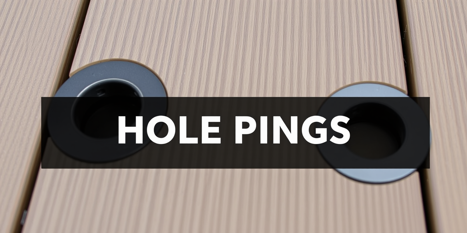 Choosing the Right Hole Plugs for Composite Decking