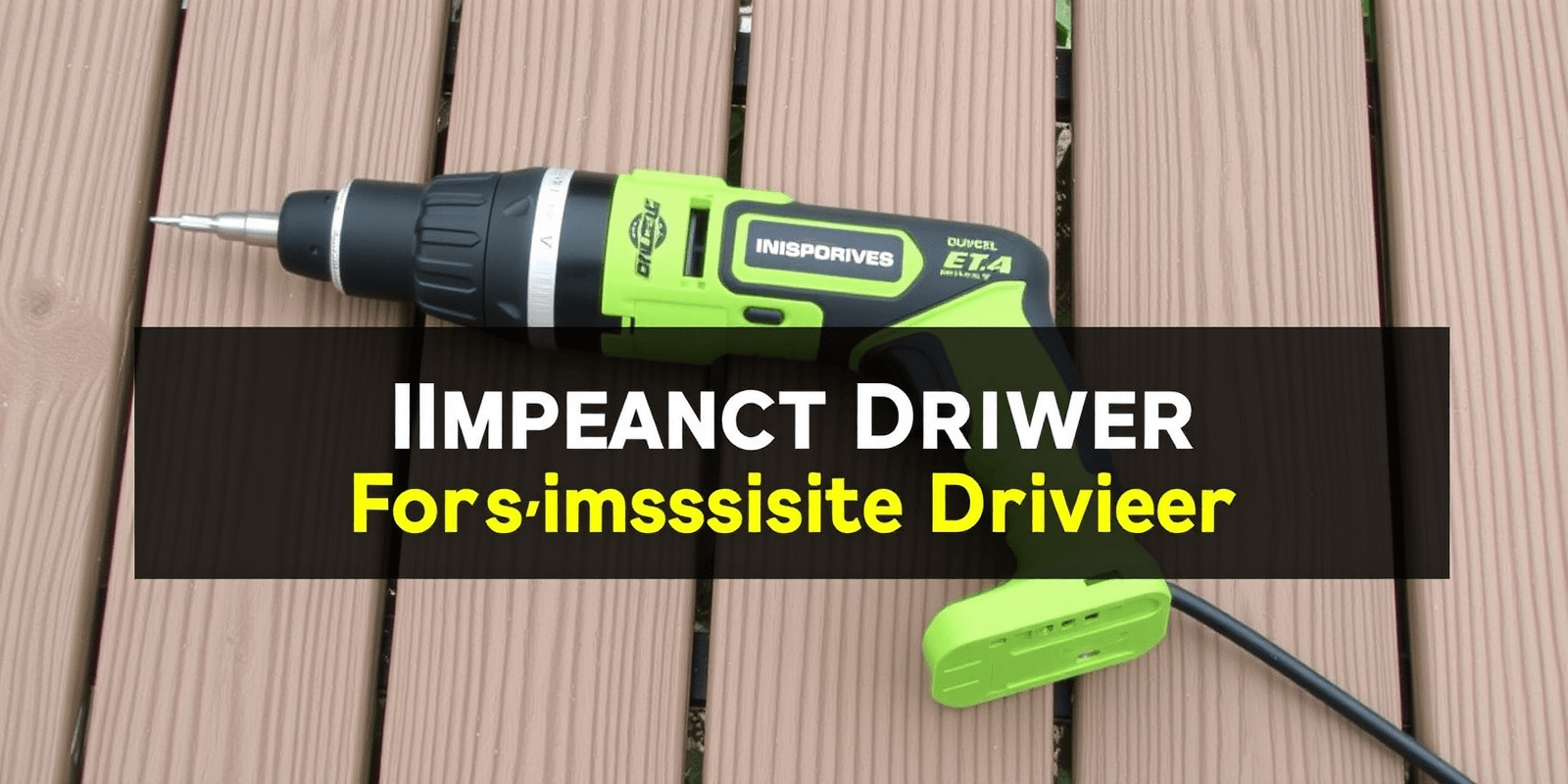 Choosing the Right Impact Driver for Your Composite Decking Project