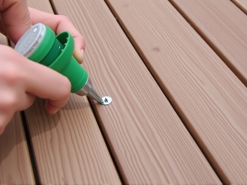 Choosing the Right Material for Filling Screw Holes in Composite Decking