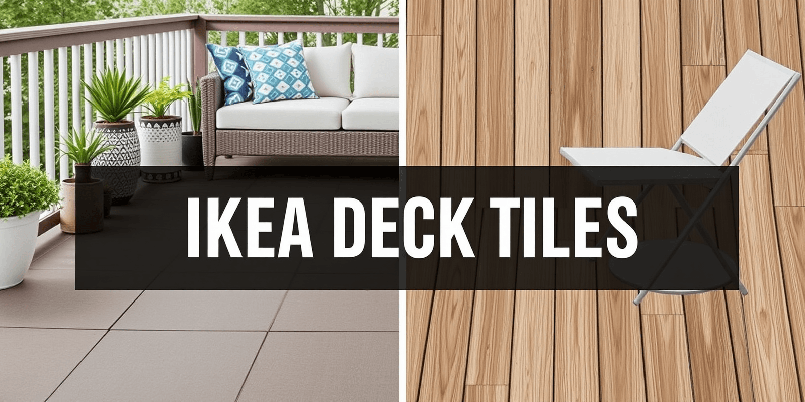 Choosing the Right Material: IKEA Deck Tiles vs Composite Decking for Your Outdoor Space