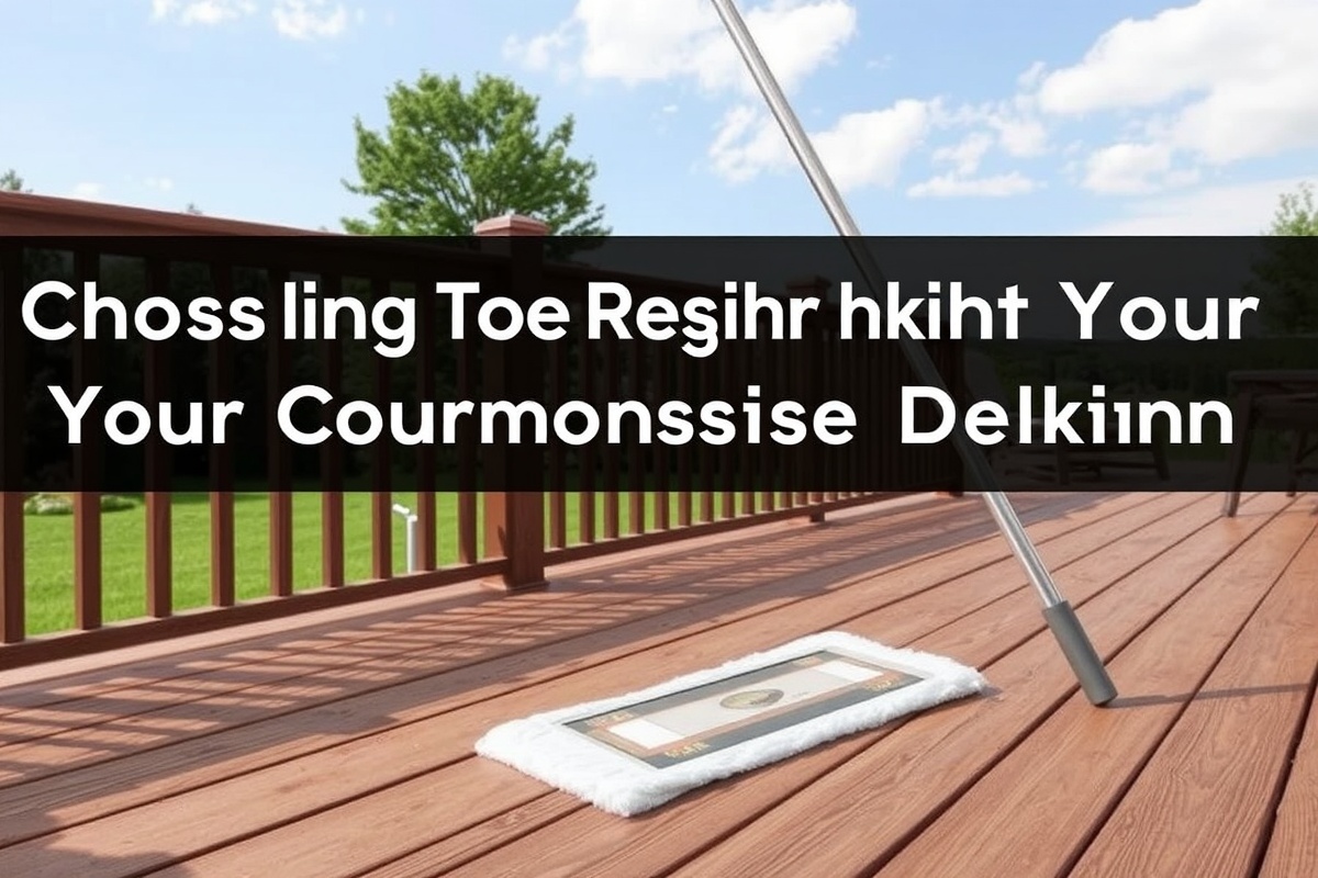 Choosing the Right Mop for Your Composite Decking