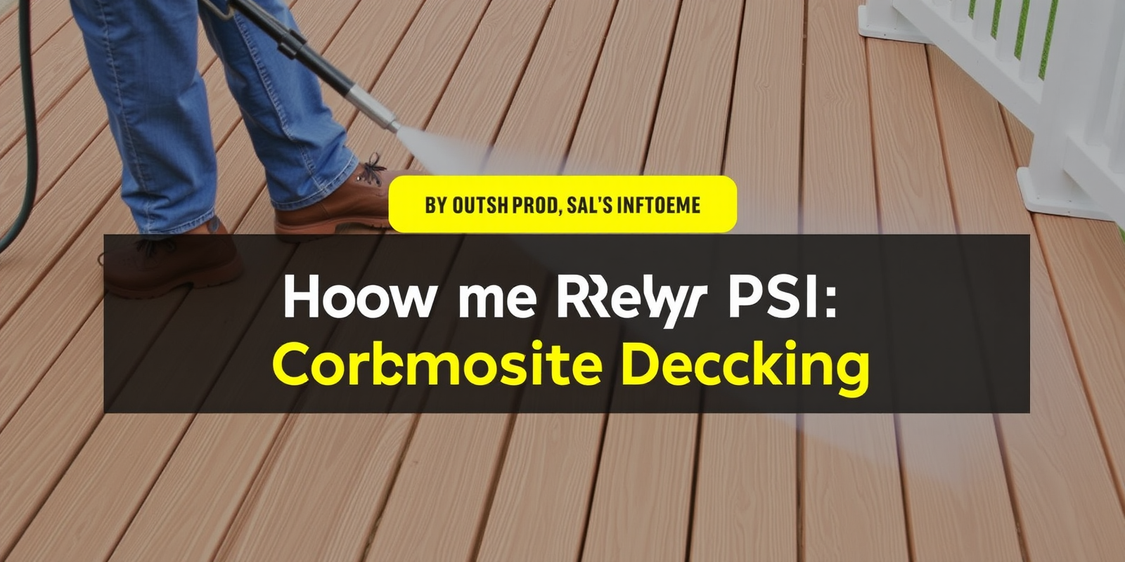 Choosing the Right PSI: Cleaning Composite Decking Without Damage