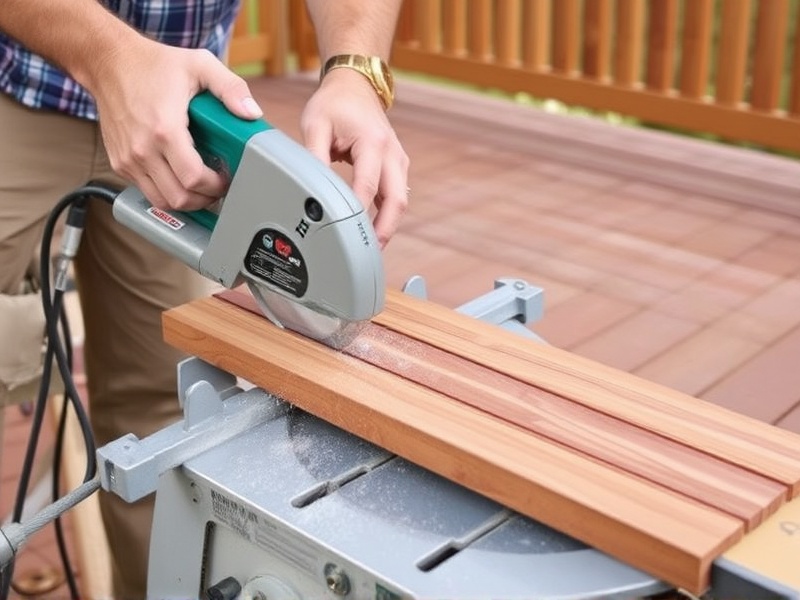Choosing the Right Tile Saw for Composite Decking Projects