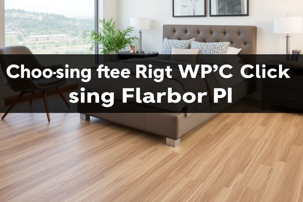 Choosing the Right WPC Click Flooring Harbor Plank: A Buyer's Guide