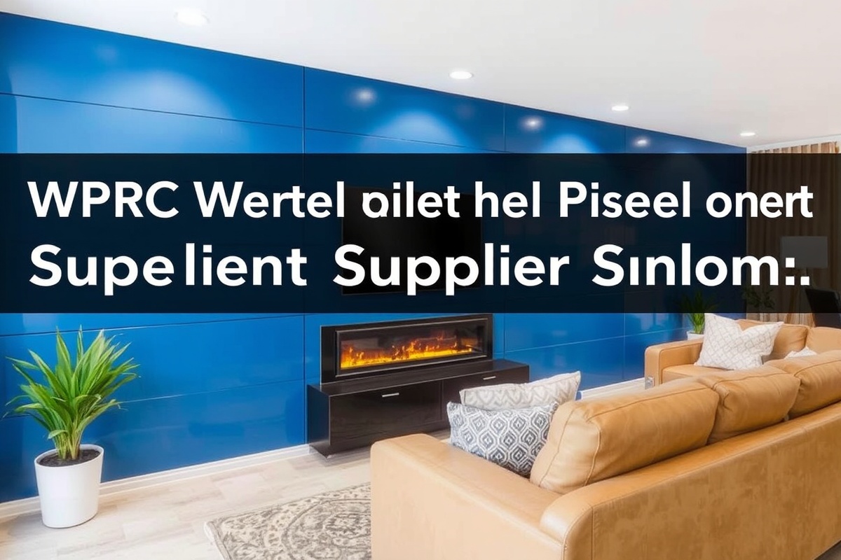 Choosing the Right WPC Internal Wall Panel Supplier: A Comprehensive Guide