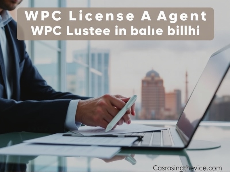 Choosing the Right WPC License Agent in Delhi
