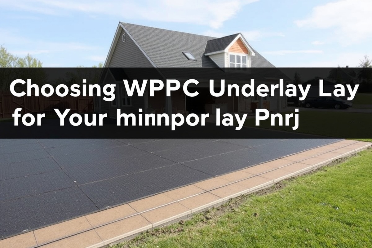 Choosing the Right WPC Underlay for Your Home Improvement Project