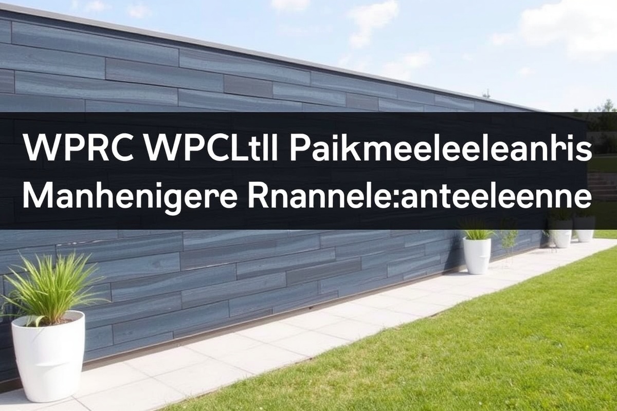 Choosing the Right WPC Wall Paneling Manufacturer: A Comprehensive Guide