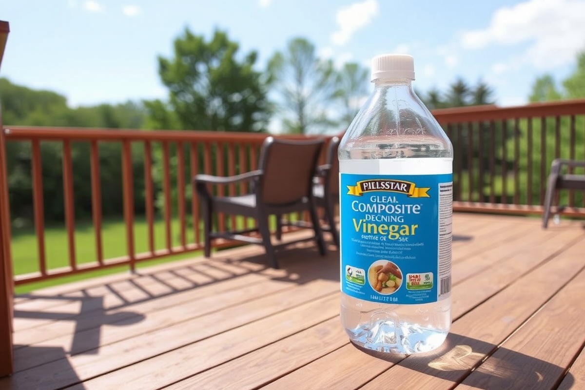 cleaning composite decking with vinegar