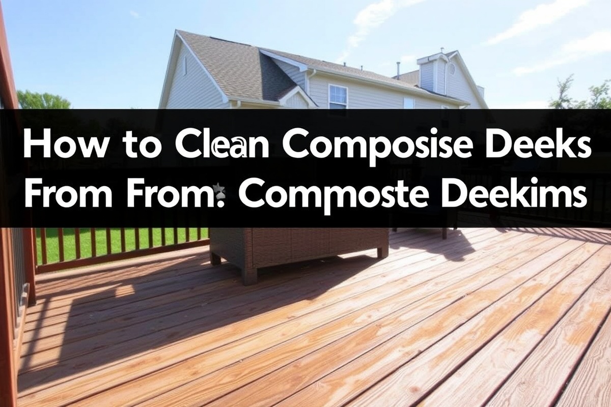 Cleaning Composite Decks: A Comprehensive Guide to Tackling Grease Stains