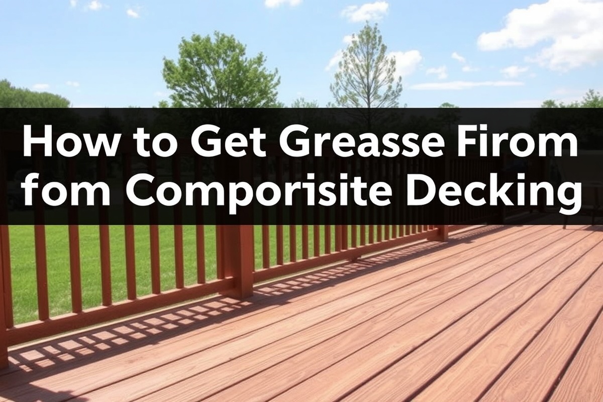 Cleaning Guide: Removing Grease from Composite Decking
