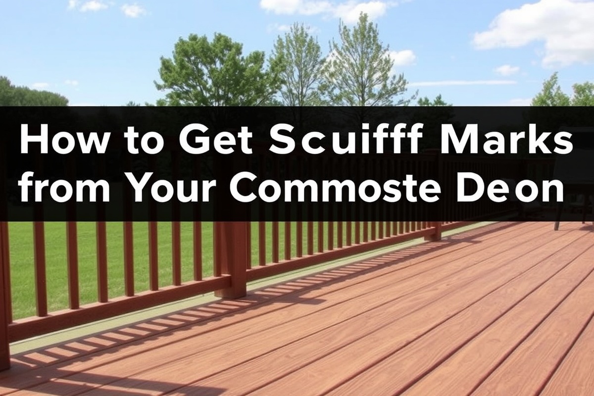 Cleaning Tips: Removing Scuff Marks from Your Composite Deck