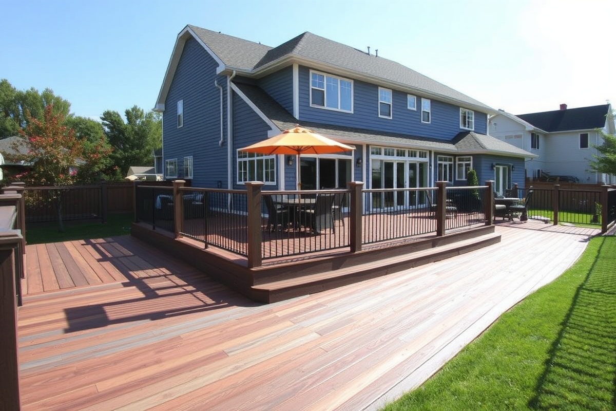 colored composite decking