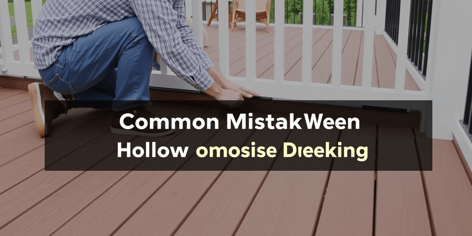 Common Mistakes to Avoid When Installing Hollow Composite Decking
