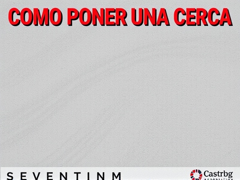 Como Poner Una Cerca: Essential Steps and Tips