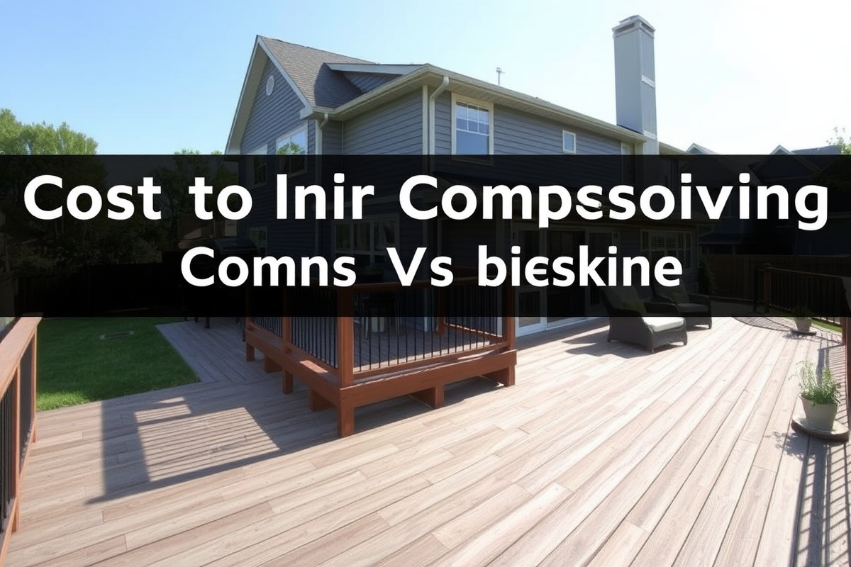 Comparative Analysis: Cost to Install Composite Decking vs. Traditional Wood
